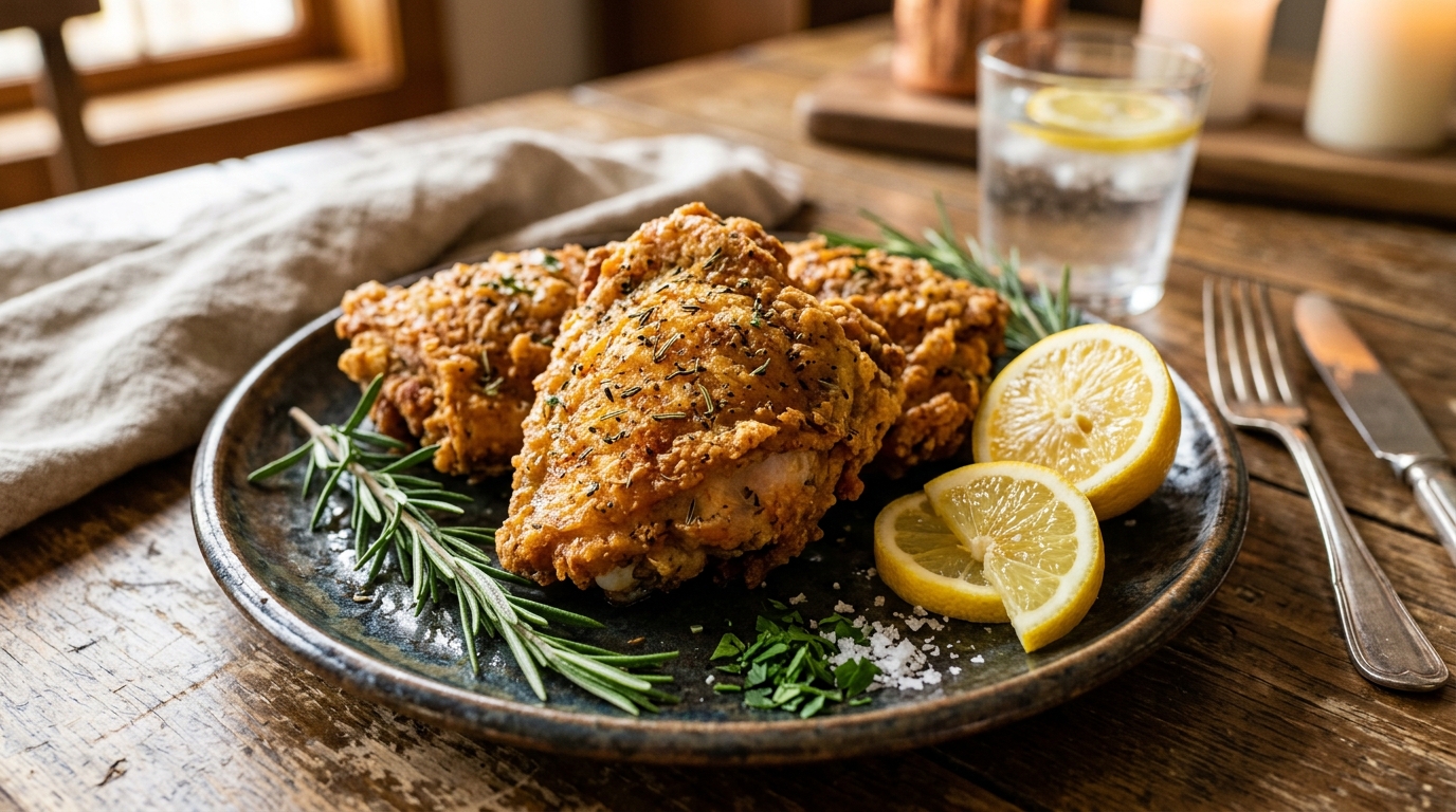 Frango Crocante Temperado na Airfryer